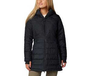 Columbia Manteau Crown Point II, chaleur réfléchissante, déperlant, isolation écologique, capuchon réglable, doublure en molleton douillette, poche sécurisée, trous pour les pouces - Femmes