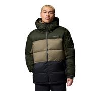 Columbia Manteau de style piste, réfléchissant la chaleur omnidirectionnelle, déperlant avancé, capuchon réglable, jupe pare-neige, poche pour forfait de ski, poche intérieure de sécurité - Hommes