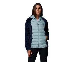 Columbia Manteau hybride Sherpa Powder Lite II, Omni-Heat réfléchissant, Omni-Shield répulsif, Isolation écologique, Poches sécurisées, Protection du menton, Bordure flexible - Femmes