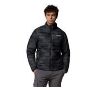 Columbia Manteau imprimé Powder Lite II, technologie réfléchissante, matériau hydrofuge, capuche réglable, poches sécurisées, isolation écologique - Hommes