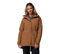 Columbia Manteau isolant Venture Days, isolation chaude, revêtement imperméable, structure respirante, coutures scellées, capuchon réglable, ajustement flexible, trous pour les pouces - Femmes