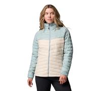 Columbia Manteau Powder Pass, résistant à l'eau, isolant écologique, ourlet réglable, poches sécurisées, protection du menton - Femmes