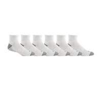 Columbia Men's 1/2 Cushion Quarter Arch Support Poly Blend Sock, 6 Pair