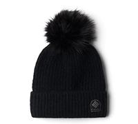 Columbia Mixte Winter Blur Pom Pom Beanie Bonnet, Noir, S EU