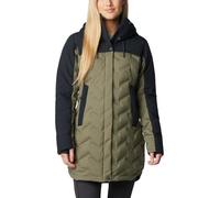 Columbia Mountain Croo Iii Veste mi-longue pour femme, Vert pierre/noir, X-Large