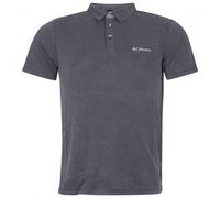 Polo Columbia Nelson Point manche courte gris foncé blanc - S