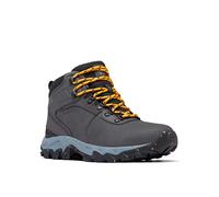 Columbia NEWTON RIDGE WATERPROOF OMNI-HEAT II Chaussures Montantes De Randonnée Et Trekking imperméables Homme, Gris (Dark Grey x Raw Honey), 41 EU
