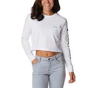 Columbia North Cascades Long Sleeve Cropped White, Black M