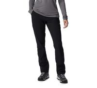 Columbia Pantalon Softshell Chaud pour Femme, Pantalon de randonnée Softshell Noir, W4/S