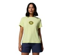 Columbia - Parsons Point SS Graphic Tee - T-shirt femme Citron Haze Heather / Gem Focused - S
