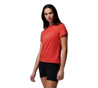 Columbia - Parsons Point SS Graphic Tee - T-shirt femme Poppy Red Heather / Splattered - S