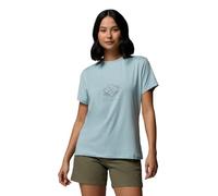 Columbia - Parsons Point SS Graphic Tee - T-shirt femme Marine Light Heather / Splattered - S
