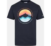 Columbia Path T-Shirt Mens Noir 2X Grand. Male