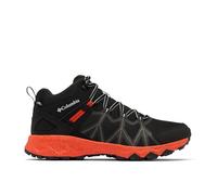 Columbia - Chaussures de randonnée journée - Peakfreak II Mid Outdry Black / Red Quartz pour Homme - Taille 9 US - Noir Noir 9 US