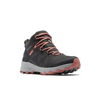 Columbia PEAKFREAK II MID OUTDRY WATERPROOF Chaussures Montantes De Randonnée Et Trekking imperméables Femme, Gris (Dark Grey x Dark Coral), 36 EU
