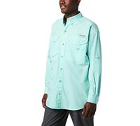 Columbia PFG Bonehead Chemise à Manches Longues, Gulf Stream, XS Homme