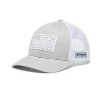 Columbia PFG Drapeau Poisson en Maille à Clipser - Bas Capuchon, Gris Clair/Blanc, Taille Unique Mixte