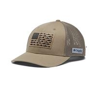 Columbia PFG Fish Flag Mesh Ball Cap-High Chapeaux-de-pêche, Ivoire, XL Mixte