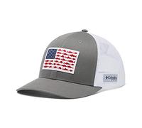 Columbia PFG Fish Flag Mesh Snap Back, Casquette Snapback pour Unisex