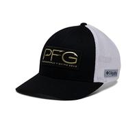 Columbia PFG Hooks Mesh Ball Cap - Couronne Haute, Noir/doré, XXL