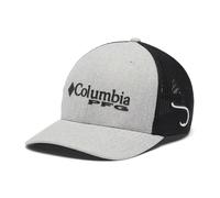 Columbia PFG Logo Mesh Ball Cap Capuchon, Gris chiné/Noir, S-M Mixte