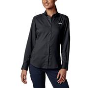 Columbia PFG TamiamiTM II Chemise à Manches Longues pour Femme, Femme, Chemises-Athletic, 1275702, Noir, 3XL