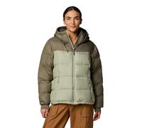 Columbia - Doudoune chaude à capuche - Pike Lake™ II Insulated Jacket Stone Green, Safari pour Femme - Taille S - Kaki Kaki S