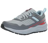Columbia Plateau Waterproof Chaussures Basses De Randonnée Et Trekking Imperméables pour Femme, Gris (Cirrus Grey x Red Hibiscus), 38 EU