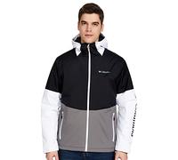Columbia Point Park Insulated Jacket, Manteau Veste D'Hiver Homme, Black/City Grey/White, Taille L