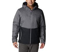 Columbia Point Park Insulated Jacket, Manteau Veste D'Hiver Homme, City Grey/Black, Taille L