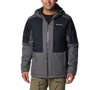 Columbia Point Park Insulated Jacket, Manteau Veste D'Hiver Homme, City Grey/Black, Taille S