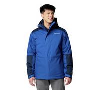 Columbia Point Park Interchange Veste Manteau d'hiver Interchangeable 3 en 1, Bleu Montagne/Bleu Marine, L Homme