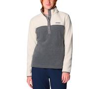 Columbia - Polaire 4 saisons - Benton Springs 1/2 Snap Pull Over II City Grey Heather Chalk pour Femme - Taille L - Gris Gris L