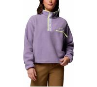 Columbia - Polaire à col montant demi-pressionné - Helvetia II Cropped Half Snap Fleece Shale Purple Lavender Pearl Ctrn pour Femme en Nylon - Taille Violet M