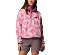 Columbia - Polaire à col montant demi-pressionné - Helvetia II Printed Cropped Half Snap Rosette Sprayflower pour Femme en Nylon - Taille S Rose S