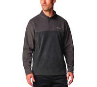 Columbia - Polaire bicolore - Steens Mountain Half Snap II Charcoal Heather Shark pour Homme - Taille M - Gris Gris M