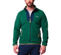 Columbia - Polaire bicolore zippée - Sequoia Grove Full Zip Fleece Rain Forest Collegiate Navy pour Homme - Taille L - Vert Vert L