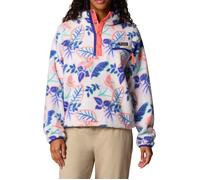 Columbia Helvetia II Printed Cropped Half Snap - Polaire femme Sea Salt / Pasteled Multi S