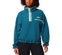 Columbia - Polaire demi-pressionnée - Helvetia II Cropped Half Snap Fleece Everblue Crshd Blue Ctrn Hz pour Femme - Taille M - Bleu Bleu M