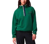 Columbia - Polaire demi-pressionnée - Helvetia II Cropped Half Snap Fleece Rain Frst Cllgt Nv Dark Stn pour Femme - Taille M - Vert Vert M