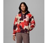 Columbia - Polaire femme Sequoia Grove Printed Half Zip Washed Red / Ikatbloom - S