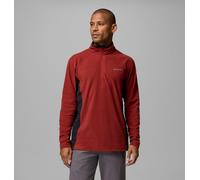 Columbia - Klamath Range II Half Zip - Pull polaire - S - red oxide / black