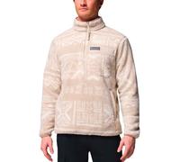 Columbia - Polaire demi-zippée imprimée - Rugged Ridge High Pile Half Zip Dark Stone Deschutes Days pour Homme - Taille L - Gris Gris L