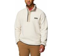Columbia - Polaire en sherpa à col demi-pressionné - Helvetia II Half Snap Fleece Chalk pour Homme - Taille XS - Beige Beige XS