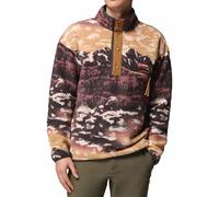 Columbia - Polaire imprimée demi-pressionnée - Helvetia II Printed Half Snap Fleece Camel Brown Sisters pour Homme - Taille XXL - Marron Marron XXL