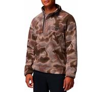 Columbia - Polaire imprimée demi-pressionnée - Helvetia II Printed Half Snap Fleece Iron Dyeflow pour Homme - Taille M - Marron Marron M