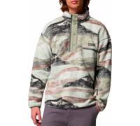 Columbia - Polaire imprimée demi-pressionnée - Helvetia II Printed Half Snap Fleece Sedona Sage Summits pour Homme - Taille L - Vert Vert L