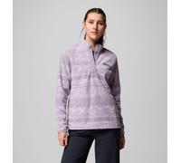 Columbia Benton Springs Pull en Polaire imprimé à Demi Bouton-Pression pour Femme, Shale Purple Deschutes Days, XL
