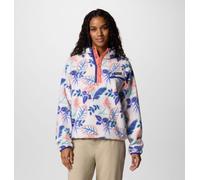 Columbia - Polaire Sherpa Courte Semi-boutonnée avec Imprimé Helvetia™ II - Blanc - Taille S - Femme
