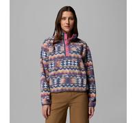 Columbia - Polaire Sherpa Courte Semi-boutonnée avec Imprimé Helvetia™ II - Blanc - Taille S - Femme